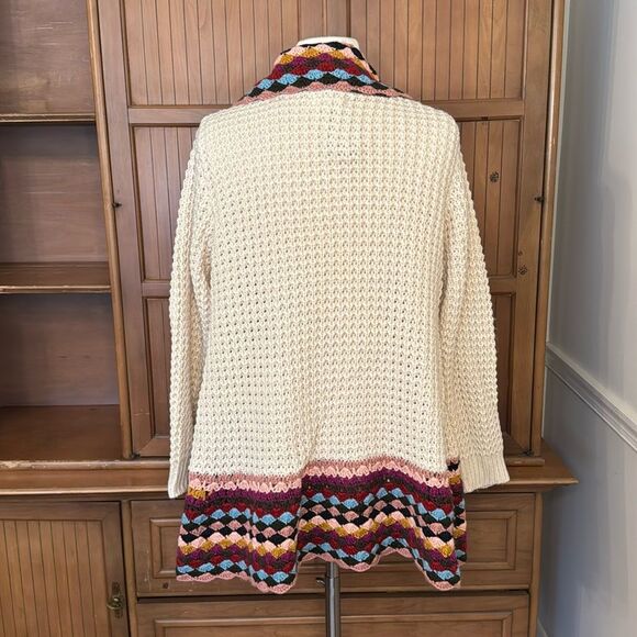 Cinthy Q Chunky Knit Cardigan Sweater, Size M/L - Picture 2 of 8